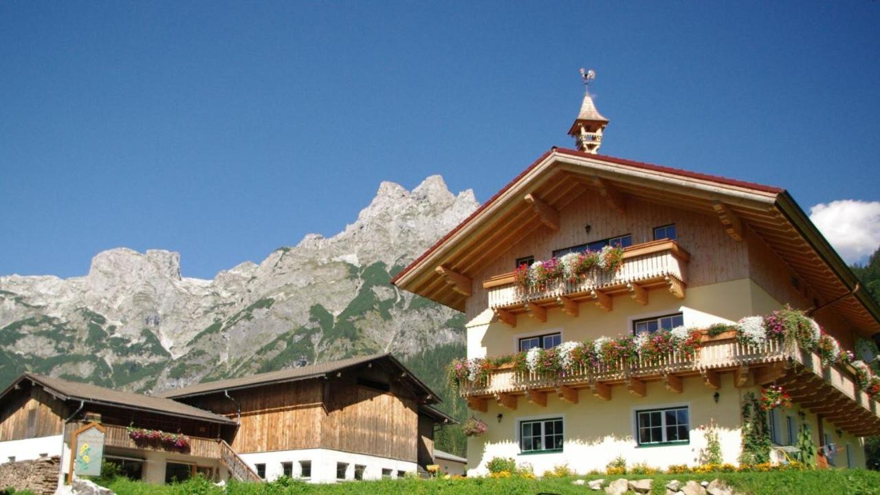 Готель Bio Bauernhof Vorderoberlehen Верфенвенг Екстер'єр фото